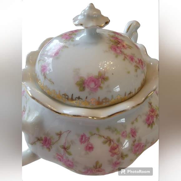 Vintage MZ Altrohlau Bridal Roseff Sugar Bowl 1910 over 100 years old - Picture 10 of 12